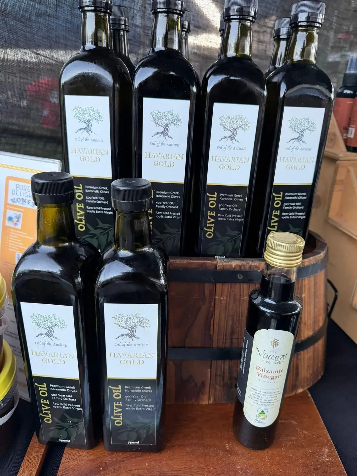 Previous Havarian Gold presentation at Burleigh Markets, Gold Coast, Australia