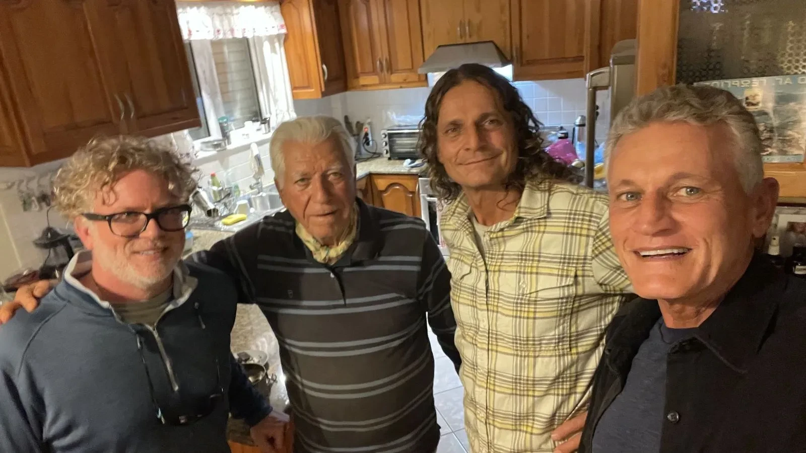 Three generations of the family together